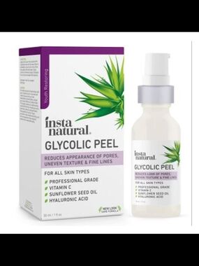 Glycolic Peel for Women — White & Purple